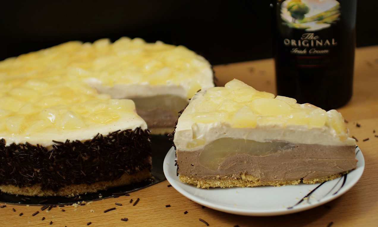 Baileys Schoko-Birnen Torte Rezept | Dr. Oetker