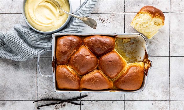 Dampfnudel (pains soufflés à la vapeur) Recette | Dr. Oetker Dampfnudel (pains soufflés à la vapeur) Recette | Dr. Oetker