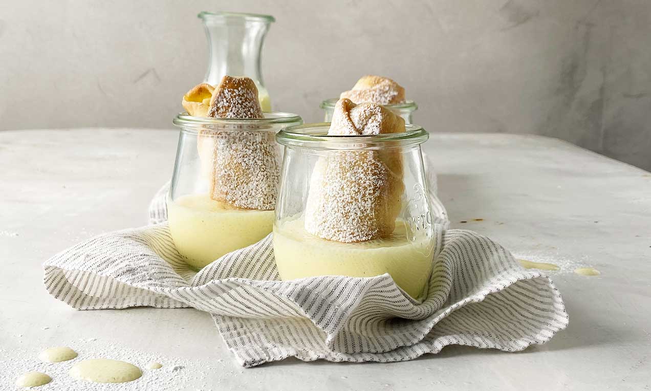 Mini strudel aux pommes avec sauce à la vanille Recette | Dr. Oetker