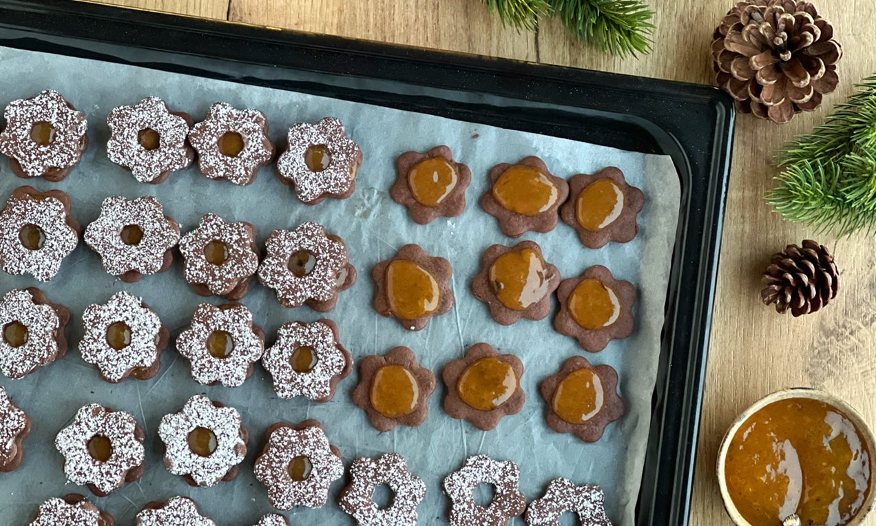 Schokoladen Spitzbuben Rezept | Dr. Oetker