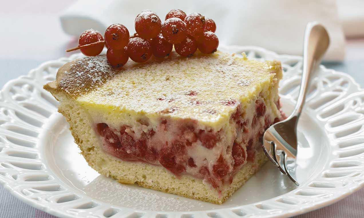 Gâteau aux groseilles et séré Recette | Dr. Oetker