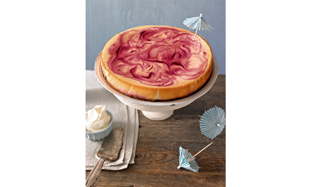 American Cheesecake mit Himbeeren Rezept Dr. Oetker
