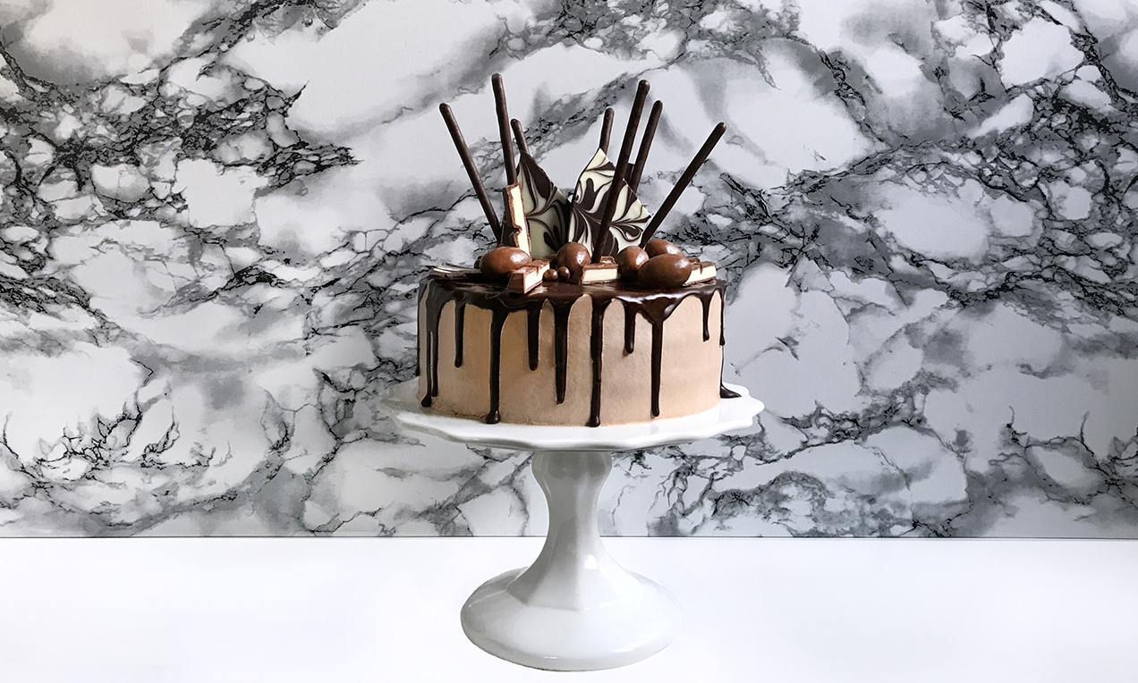 Nutella Drip Cake Mit Berraschungseffekt Rezept Dr Oetker