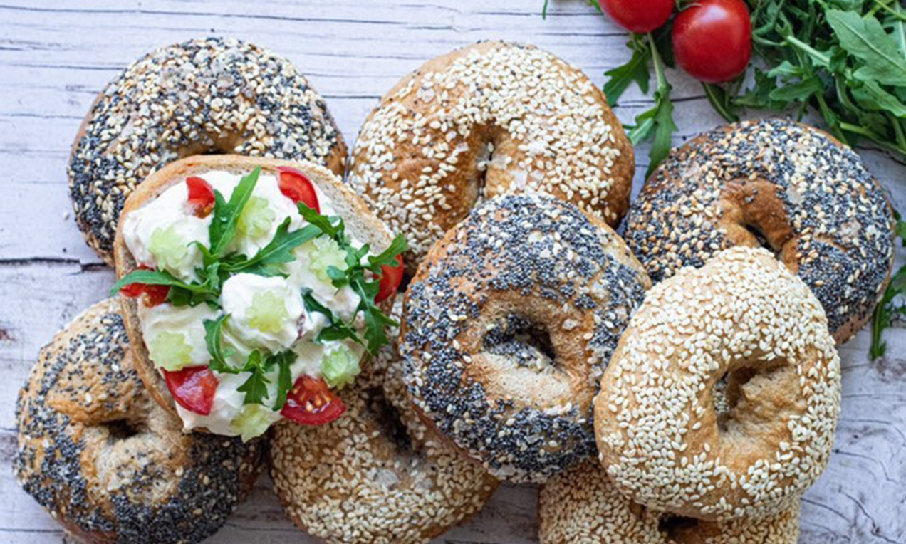 Bagels mit Sauerteigpulver mit Hefe Rezept | Dr. Oetker