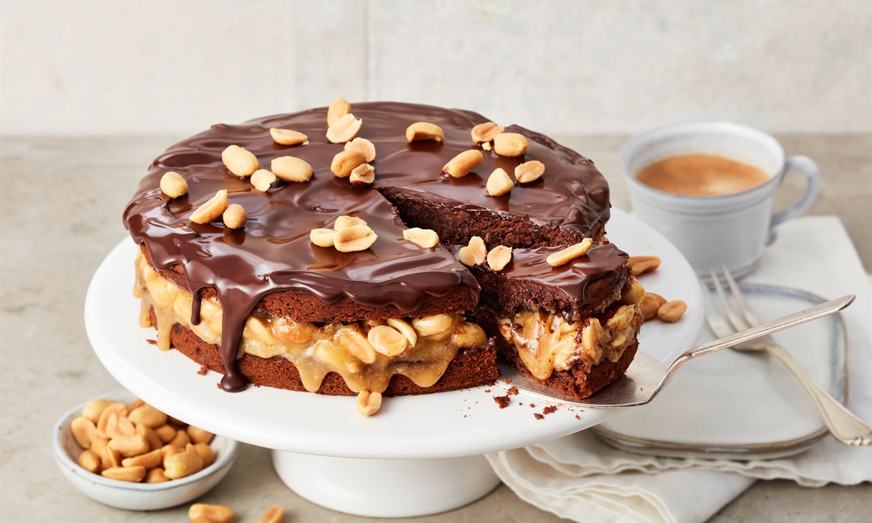 Erdnuss SchokoladenKuchen Rezept Dr. Oetker