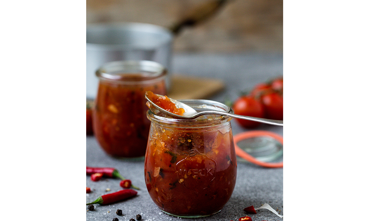 Pikantes Tomatenchutney Rezept | Dr. Oetker
