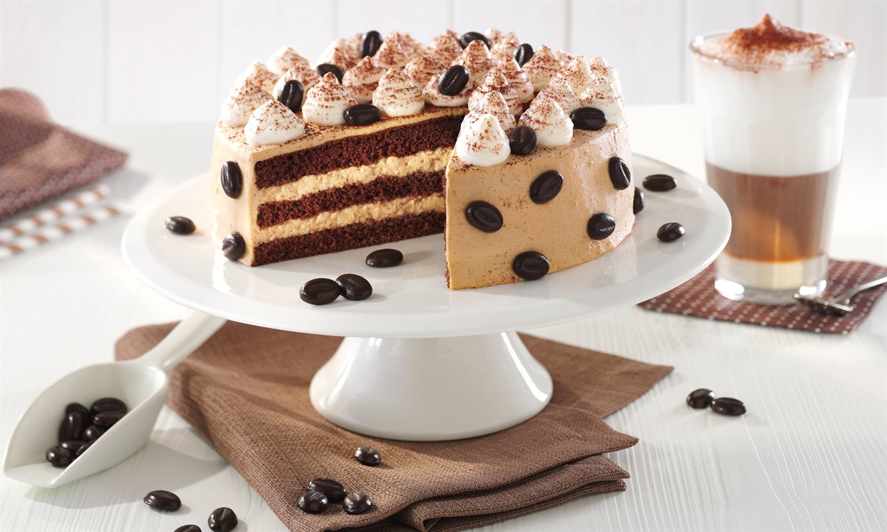 Feine Kaffee-Rahm-Torte Rezept | Dr. Oetker