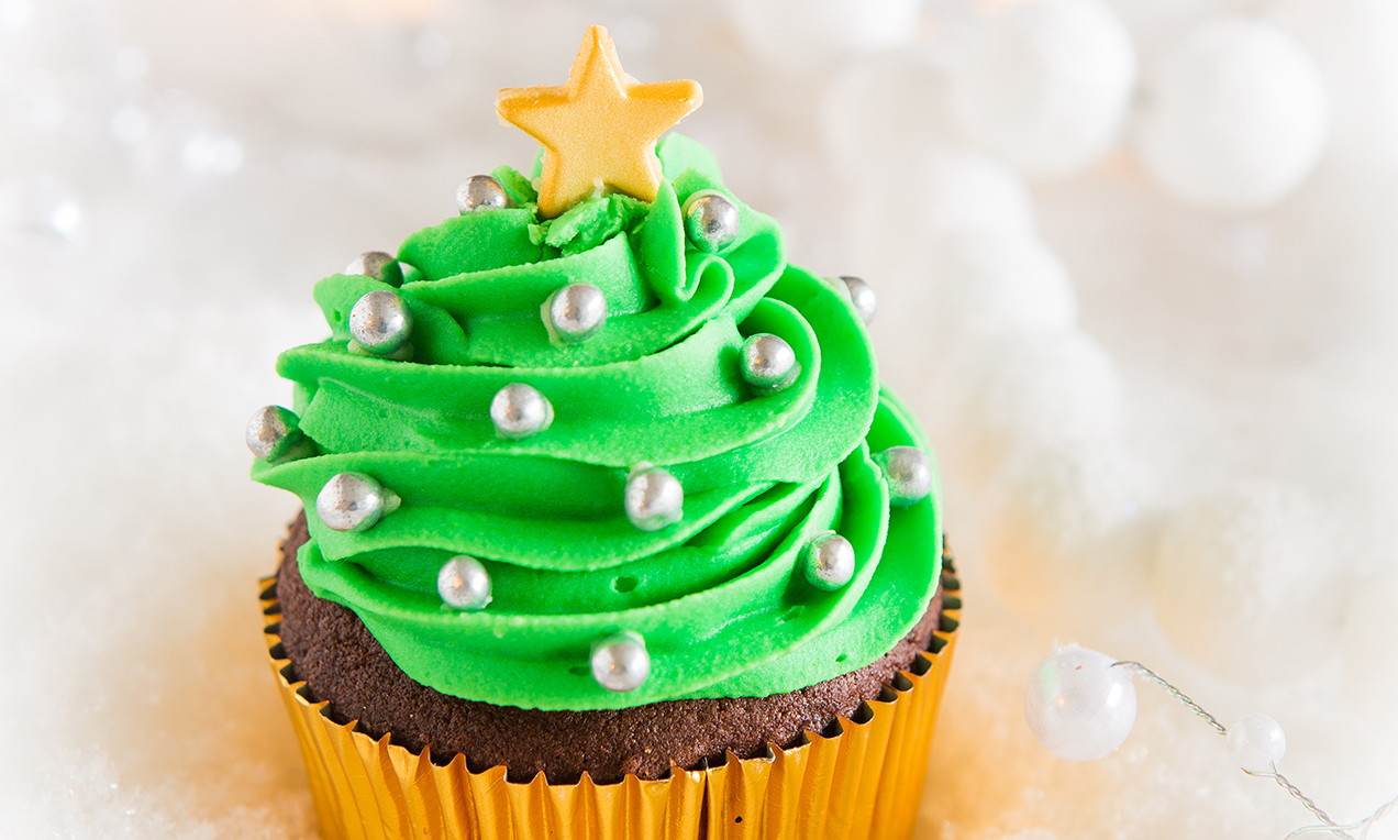 Weihnachts-Cupcakes Rezept | Dr. Oetker