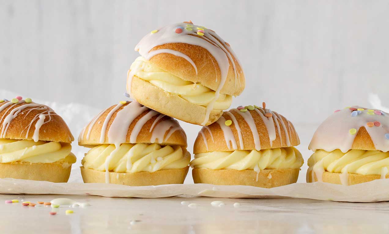 Berliner mit Vanillecrème Rezept | Dr. Oetker